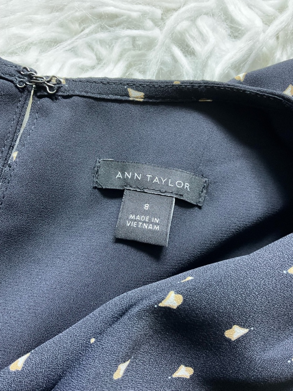 Ann Taylor Diamond Wide Leg Jumpsuit - Picture 3 of 5